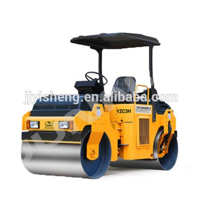 FULL HYDRAULIC DOUBLE DRUM Vibratory Roller YZC3H Road Roller for sale